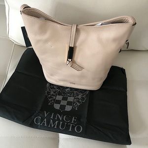 Vince Camino Cream Bucket Bag